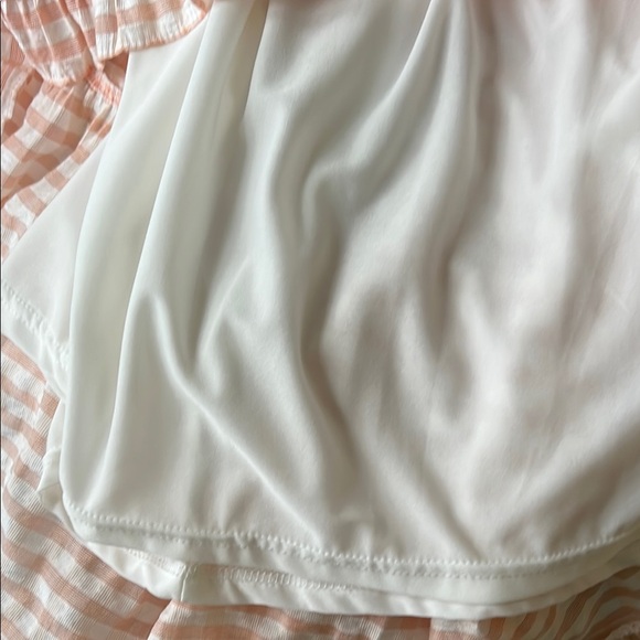 Moon River Peach Striped Midi Dress - Picture 9 of 11